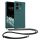 Etui Kwmobile ze smyczą do Xiaomi Redmi Note 13, zielone, silikonowe, KWM000020NE001C