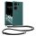 Etui Kwmobile ze smyczą do Xiaomi Redmi Note 13 Pro, zielone, silikonowe, KWM000020NF001C