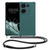 Etui Kwmobile ze smyczą do Xiaomi Redmi Note 13 Pro, zielone, silikonowe, KWM000020NF001C