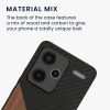 Etui Kwmobile do Xiaomi Redmi Note 13 Pro Plus 5G, Brązowy/Czarny, Drewno/Silikon, KWM000020NI001C
