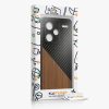 Etui Kwmobile do Xiaomi Redmi Note 13 Pro Plus 5G, Brązowy/Czarny, Drewno/Silikon, KWM000020NI001C