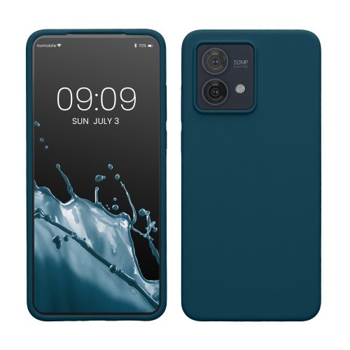 Etui Kwmobile do Motoroli Moto G84, zielone, silikonowe, KWM000022NO006C