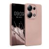 Etui Kwmobile do Poco M6 Pro, różowe, silikonowe, KWM000020MJ001C