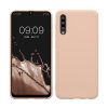 Etui Kwmobile do Samsung Galaxy A50, kremowe, silikonowe, KWM000009SZ020C