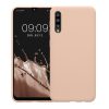 Etui Kwmobile do Samsung Galaxy A50, kremowe, silikonowe, KWM000009SZ020C