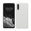 Etui Kwmobile do Samsung Galaxy A50, białe, silikonowe, KWM000009SZ022C