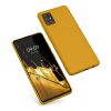 Etui Kwmobile do Samsunga Galaxy A51, Żółte, Silikon, KWM000010YZ049C