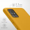Etui Kwmobile do Samsunga Galaxy A51, Żółte, Silikon, KWM000010YZ049C