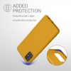 Etui Kwmobile do Samsunga Galaxy A51, Żółte, Silikon, KWM000010YZ049C