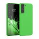 Etui Kwmobile do Samsung Galaxy S21, zielone, silikonowe, KWM000012BS039C