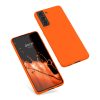 Etui Kwmobile do Samsung Galaxy S21, pomarańczowe, silikonowe, KWM000012BS040C