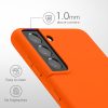 Etui Kwmobile do Samsung Galaxy S21, pomarańczowe, silikonowe, KWM000012BS040C
