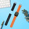 Zestaw 2 pasków Kwmobile do Amazfit Bip 5/GTR 4, czarny/pomarańczowy, silikon, KWM000024YT005C