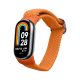 Pasek Kwmobile do Xiaomi Mi Band 8, pomarańczowy, nylonowy, KWM0000250L004C