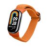 Pasek Kwmobile do Xiaomi Mi Band 8, pomarańczowy, nylonowy, KWM0000250L004C