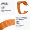 Pasek Kwmobile do Xiaomi Mi Band 8, pomarańczowy, nylonowy, KWM0000250L004C
