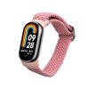 Pasek Kwmobile do Xiaomi Mi Band 8, Jasnoróżowy, Nylon, KWM0000250L005C
