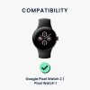 Pasek Kwmobile do zegarka Google Pixel 2/zegarek Pixel, czarny, silikon, KWM000025GT001C