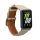 Pasek Kwmobile do Samsung Galaxy Fit 3, biały, skóra naturalna, KWM000025GU002C