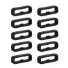 Zestaw 10 pętli podtrzymujących do paska 22 mm, czarny, silikon, KWM000024YJ002C