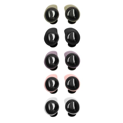 Zestaw 5 nakładek antypoślizgowych Kwmobile do słuchawek Samsung Galaxy Buds FE, Multikolor, Silikon, KWM000025HI001C