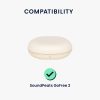Etui na słuchawki Kwmobile do SoundPEATS GoFree 2, czarne, silikonowe, KWM000025HY001C