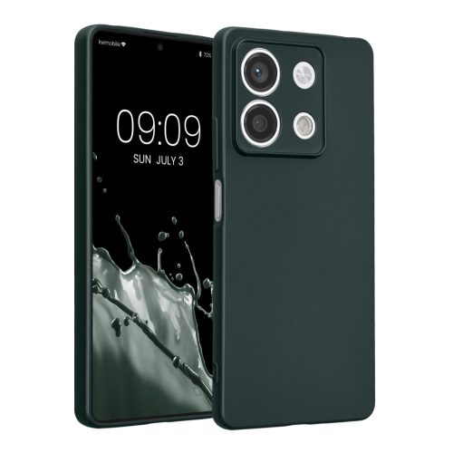 Etui Kwmobile do Xiaomi Redmi Note 13, zielone, silikonowe, KWM000020LL004C