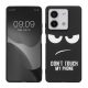 Etui Kwmobile do Xiaomi Redmi Note 13, czarno-białe, silikonowe, KWM000020NQ001C