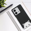 Etui Kwmobile do Xiaomi Redmi Note 13, czarno-białe, silikonowe, KWM000020NQ002C