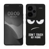 Etui Kwmobile do Xiaomi Redmi Note 13 Pro Plus 5G, czarno-białe, silikonowe, KWM000020NR001C