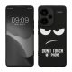 Etui Kwmobile do Xiaomi Redmi Note 13 Pro Plus 5G, czarno-białe, silikonowe, KWM000020NR001C