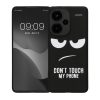 Etui Kwmobile do Xiaomi Redmi Note 13 Pro Plus 5G, czarno-białe, silikonowe, KWM000020NR001C