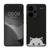 Etui Kwmobile do Xiaomi Redmi Note 13 Pro Plus 5G, czarno-białe, silikonowe, KWM000020NR002C