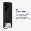 Etui Kwmobile do Xiaomi Redmi Note 13 Pro Plus 5G, czarno-białe, silikonowe, KWM000020NR002C