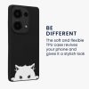 Etui Kwmobile do Xiaomi Redmi Note 13 Pro, czarno-białe, silikonowe, KWM000020NT002C