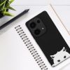 Etui Kwmobile do Xiaomi Redmi Note 13 Pro, czarno-białe, silikonowe, KWM000020NT002C
