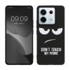 Etui Kwmobile do Xiaomi Redmi Note 13 Pro 5G, czarno-białe, silikonowe, KWM000020NU001C