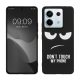 Etui Kwmobile do Xiaomi Redmi Note 13 Pro 5G, czarno-białe, silikonowe, KWM000020NU001C