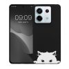 Etui Kwmobile do Xiaomi Redmi Note 13 Pro 5G, czarno-białe, silikonowe, KWM000020NU002C
