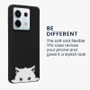 Etui Kwmobile do Xiaomi Redmi Note 13 Pro 5G, czarno-białe, silikonowe, KWM000020NU002C