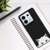 Etui Kwmobile do Xiaomi Redmi Note 13 Pro 5G, czarno-białe, silikonowe, KWM000020NU002C