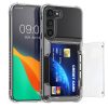 Etui Kwmobile z uchwytem na kartę do Samsung Galaxy S23 Plus, przezroczyste, plastikowe, KWM000021QN001C