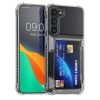Etui Kwmobile z uchwytem na kartę do Samsung Galaxy S23 Plus, przezroczyste, plastikowe, KWM000021QN001C