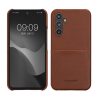 Etui Kwmobile do Samsung Galaxy A54 5G, Brązowe, Skóra ekologiczna, KWM000021QV001C