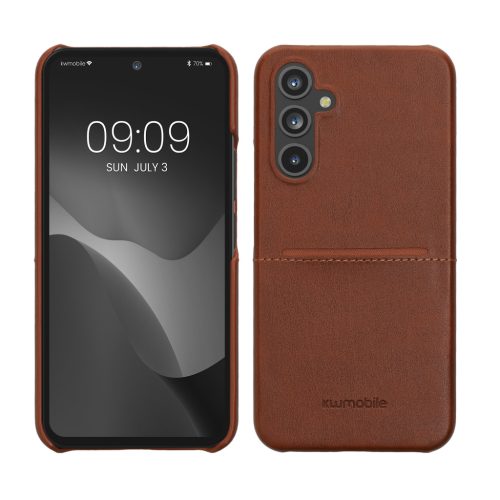 Etui Kwmobile do Samsung Galaxy A54 5G, Brązowe, Skóra ekologiczna, KWM000021QV001C
