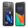 Etui Kwmobile z miejscem na kartę do Apple iPhone 11, przezroczyste, poliwęglan, KWM000022RB001C