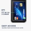 Etui Kwmobile z miejscem na kartę do Apple iPhone 12/iPhone 12 Pro, przezroczyste, poliwęglan, KWM000022RD001C