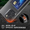 Etui Kwmobile z miejscem na kartę do Apple iPhone 14 Pro Max, przezroczyste, poliwęglan, KWM000022RI001C