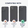 Etui Kwmobile do Apple iPhone 15 Pro Max, jasnoróżowe/brązowe, materiał tekstylny/silikon, KWM000022RM001C