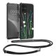 Etui Kwmobile ze smyczą do Motorola Moto G54, wielokolorowe, silikonowe, KWM000022RN002C
